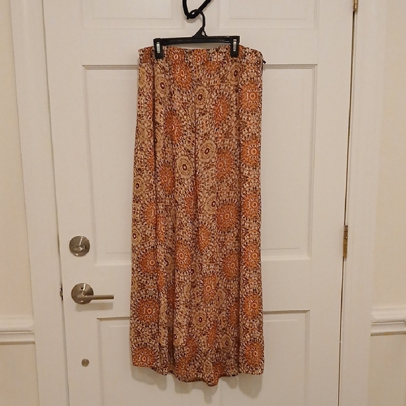 Roz & Ali Multicolor A-Line Skirt - Picture 1 of 3